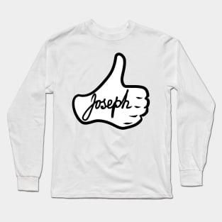 Men name Joseph Long Sleeve T-Shirt